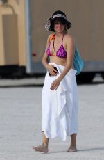 JEWEL KILCHER in Bikini Top at a Beach in Miami 05/15/2015