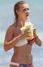 JOANNA KRUPA in Bikini at a Beach in Miami 05/08/2015