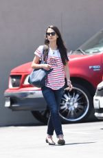 JORDANA BREWSTER Arrives at Barneys Gourmet Hamburger in Los Angeles
