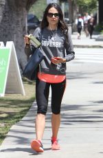 JORDANA BREWSTER in Leggings Heading to a Gym in Brentwood 05/12/2015