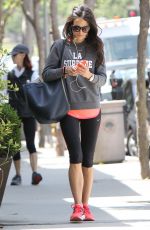 JORDANA BREWSTER in Leggings Heading to a Gym in Brentwood 05/12/2015