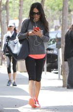 JORDANA BREWSTER in Leggings Heading to a Gym in Brentwood 05/12/2015