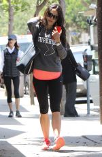 JORDANA BREWSTER in Leggings Heading to a Gym in Brentwood 05/12/2015