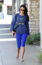 JORDANA BREWSTER in Tghts Out and About in West Hollywood 05/28/2015
