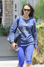 JORDANA BREWSTER in Tghts Out and About in West Hollywood 05/28/2015