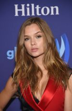 JOSEPHINE SKIVER at VIP Red Carpet Suite at the 26th Annual Glaad Media Awards in New York