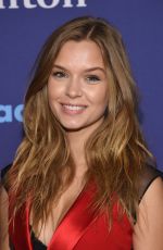 JOSEPHINE SKIVER at VIP Red Carpet Suite at the 26th Annual Glaad Media Awards in New York