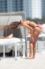 JULIA PEREIRA in Bikini at a Beach in Miami 05/03/2015