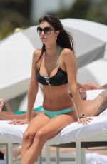 JULIA PEREIRA in Bikini at a Beach in Miami 05/16/2015