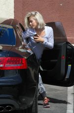 JULIANNE HOUGH Arrives at DWTS Rehearsals in Hollywood 05/15/2015