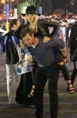 JULIANNE HOUGH at U2 Concert in Inglewood 05/26/2015