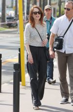 JULIANNE MOORE Out and About in Cannes 05/12/2015