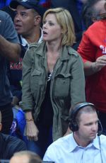 JULIE BOWEN at LA Clippers Game in Los Angeles