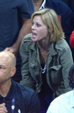 JULIE BOWEN at LA Clippers Game in Los Angeles