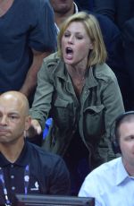 JULIE BOWEN at LA Clippers Game in Los Angeles