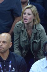 JULIE BOWEN at LA Clippers Game in Los Angeles