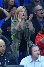 JULIE BOWEN at LA Clippers Game in Los Angeles