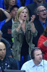 JULIE BOWEN at LA Clippers Game in Los Angeles