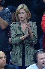 JULIE BOWEN at LA Clippers Game in Los Angeles