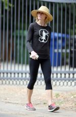 JULIE BOWEN Out Hiking in Studio City 05/21/2015