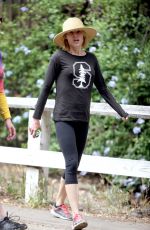 JULIE BOWEN Out Hiking in Studio City 05/21/2015