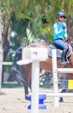 KALEY CUOCO at Horseback Riding in Los Angeles