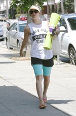 KALEY CUOCO at Yoga Class in Sherman Oaks 05/11/2015