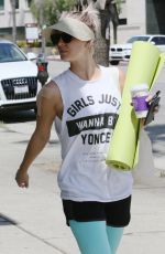 KALEY CUOCO at Yoga Class in Sherman Oaks 05/11/2015