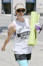 KALEY CUOCO at Yoga Class in Sherman Oaks 05/11/2015