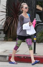 KALEY CUOCO Leaves a Gym in Los Angeles 05/15/2015