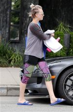 KALEY CUOCO Leaves a Gym in Los Angeles 05/15/2015