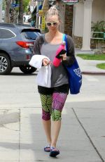 KALEY CUOCO Leaves a Gym in Los Angeles 05/15/2015