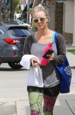 KALEY CUOCO Leaves a Gym in Los Angeles 05/15/2015