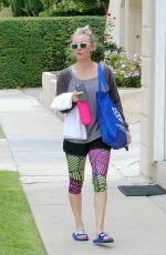KALEY CUOCO Leaves a Gym in Los Angeles 05/15/2015