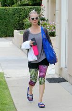 KALEY CUOCO Leaves a Gym in Los Angeles 05/15/2015