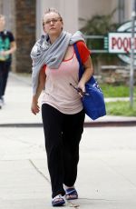 KALEY CUOCO Leaves Yoga Class in Los Angeles 05/27/2015