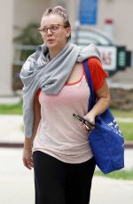 KALEY CUOCO Leaves Yoga Class in Los Angeles 05/27/2015