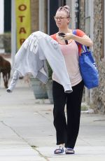 KALEY CUOCO Leaves Yoga Class in Los Angeles 05/27/2015