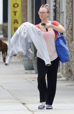 KALEY CUOCO Leaves Yoga Class in Los Angeles 05/27/2015