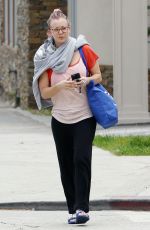 KALEY CUOCO Leaves Yoga Class in Los Angeles 05/27/2015