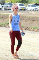 KALEY CUOCO Out and About in Hollywood 05/01/2015