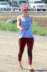 KALEY CUOCO Out and About in Hollywood 05/01/2015