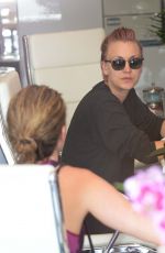 KALEY CUOCO Without Makup at a Nail Salon in Studio City 05/26/2015