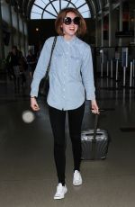 KAREN GILLAN Arriving at Los Angeles International Airport 05/29/2015
