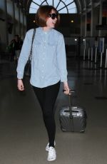 KAREN GILLAN Arriving at Los Angeles International Airport 05/29/2015