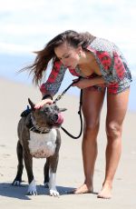 KARINA SMIRNOFF in Bikini at a Beach in Malibu