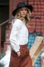 KARLIE KLOSS on the Set of a Photoshoot in New York 05/06/2015