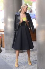 KAROLINA KURKOVA Leaves Good Morning TVN Studio in Warsaw