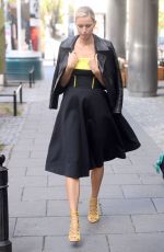 KAROLINA KURKOVA Leaves Good Morning TVN Studio in Warsaw