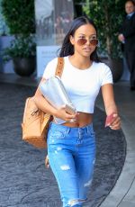 KARREUCHE TRAN Arrives at a Meeting in Los Angeles 04/30/2015